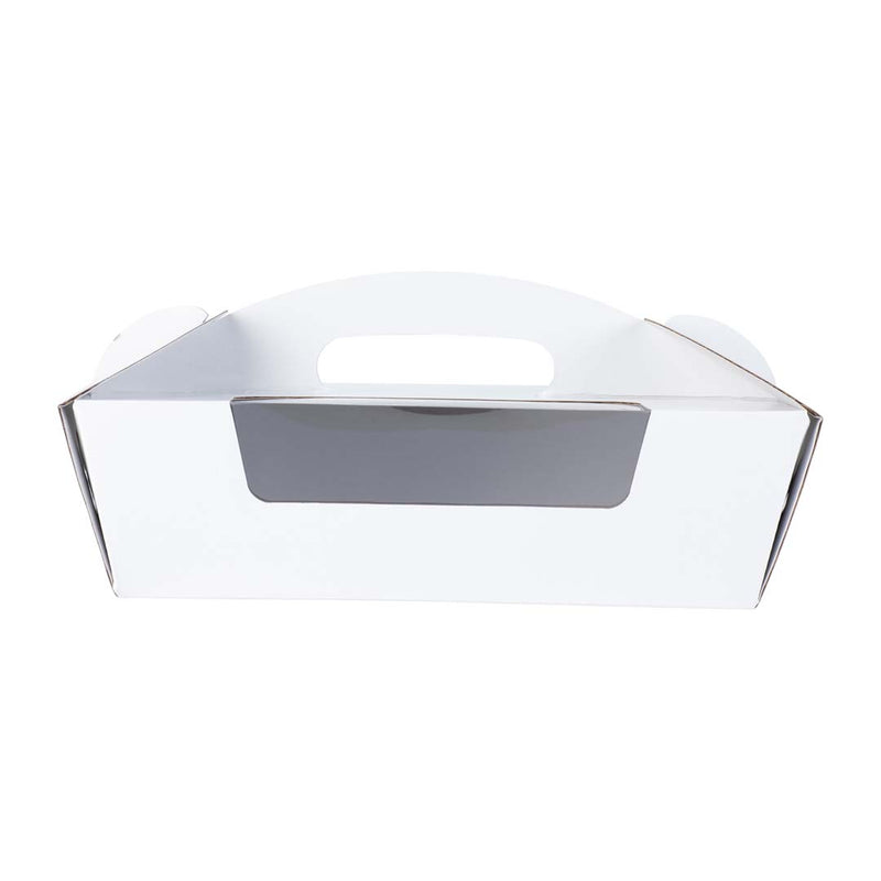 Catering Hamper Carry Box - Window - Small - Gloss White