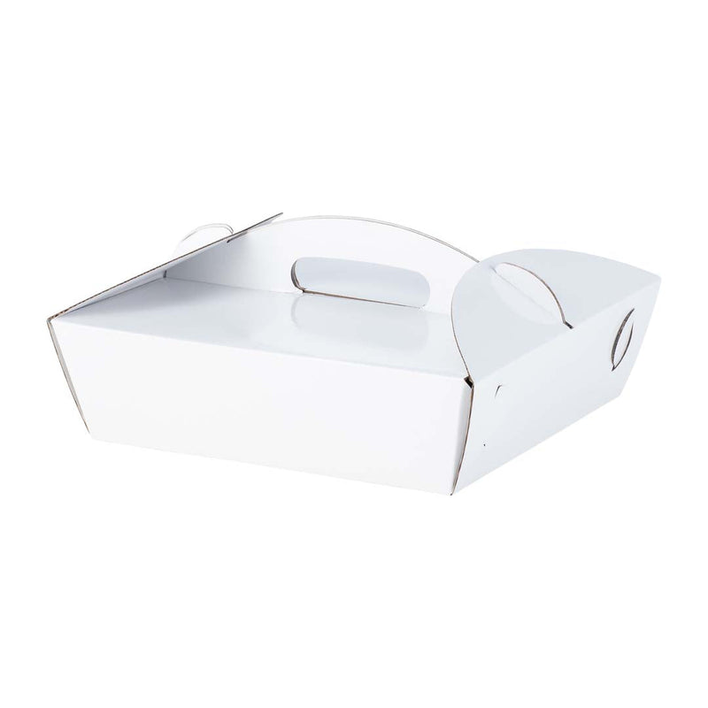 Catering Hamper Carry Box - Medium - Gloss White - Sample