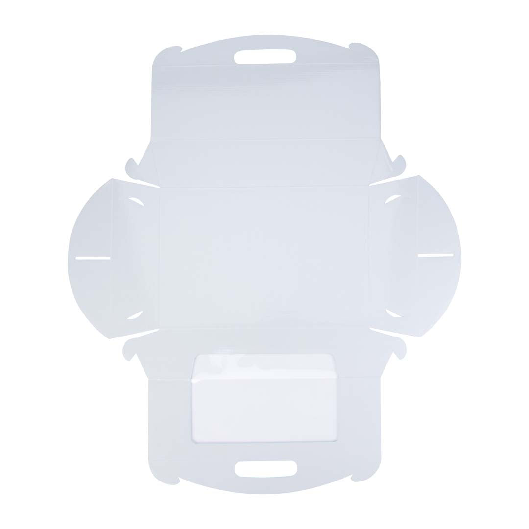 Catering Hamper Carry Box - Window - Large - Gloss White - Sample