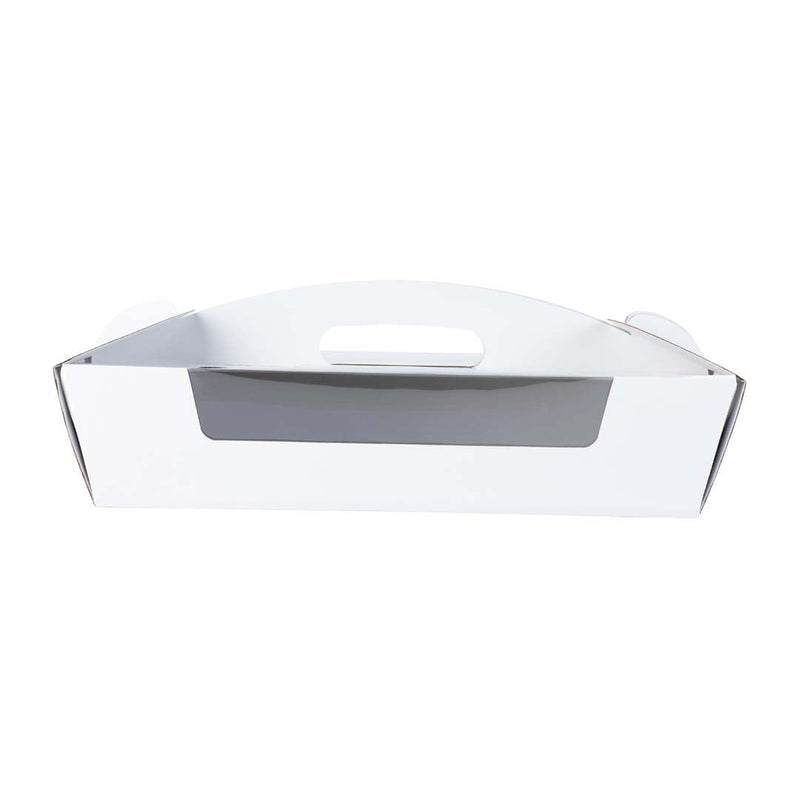 Catering Hamper Carry Box - Window - Large - Gloss White - Sample
