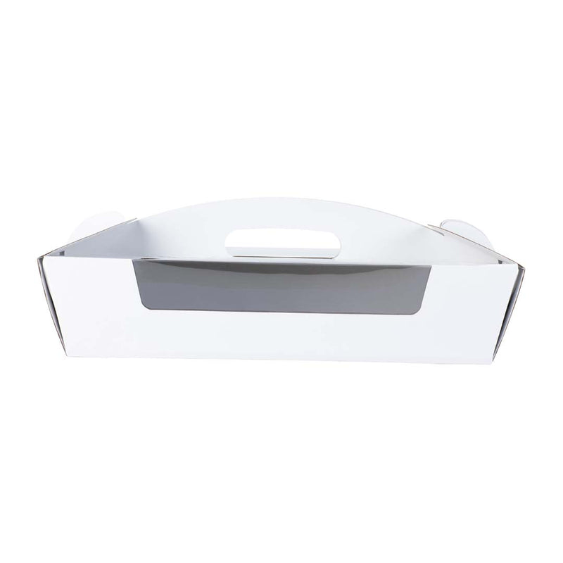 Catering Hamper Carry Box - Window - Large - Gloss White