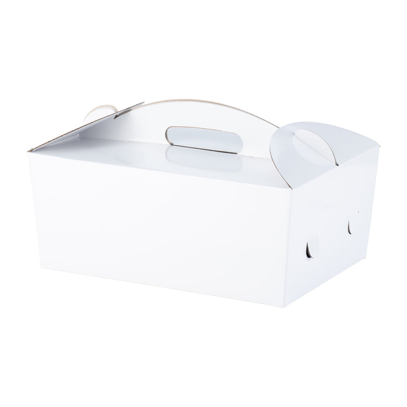 Catering Hamper Carry Box - Deep Large - Gloss White