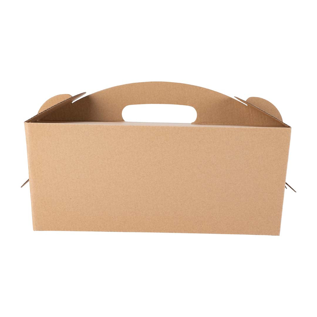 Catering Hamper Carry Box - Deep Large - Kraft