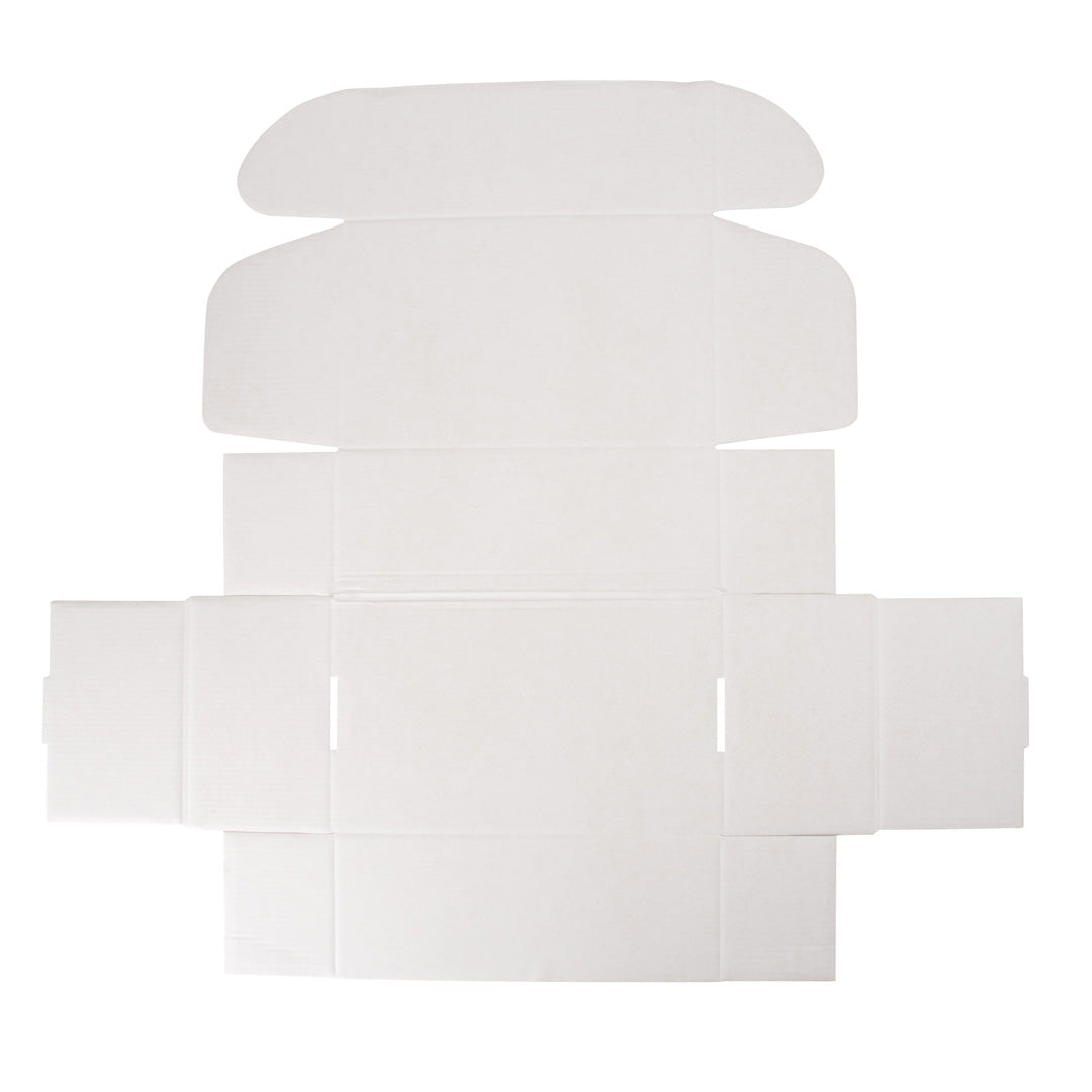 Gift Shipper Box – Candle Jar - Large Rectangle with Insert - Gloss White - Sample
