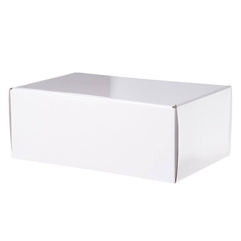 Gift Shipper Box – Candle Medium Rectangle - Gloss White