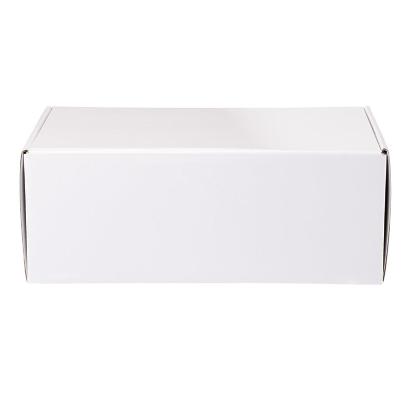 Gift Shipper Box – Candle Jar - Large Rectangle with Insert - Gloss White