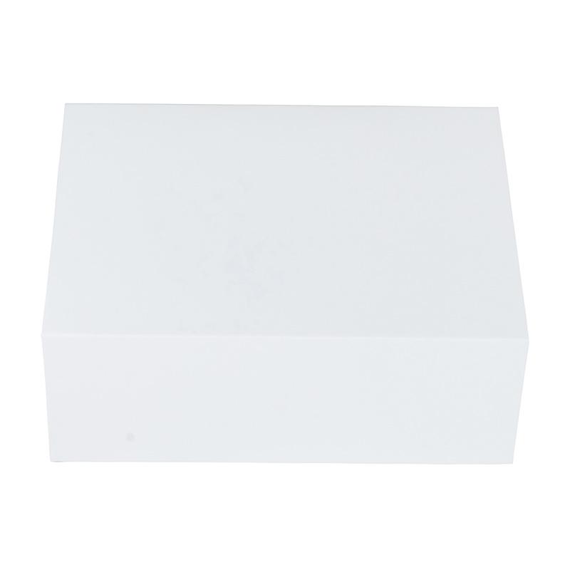 Hamper Box - Rectangle, Magnetic Closure Small, Matt White - Sample