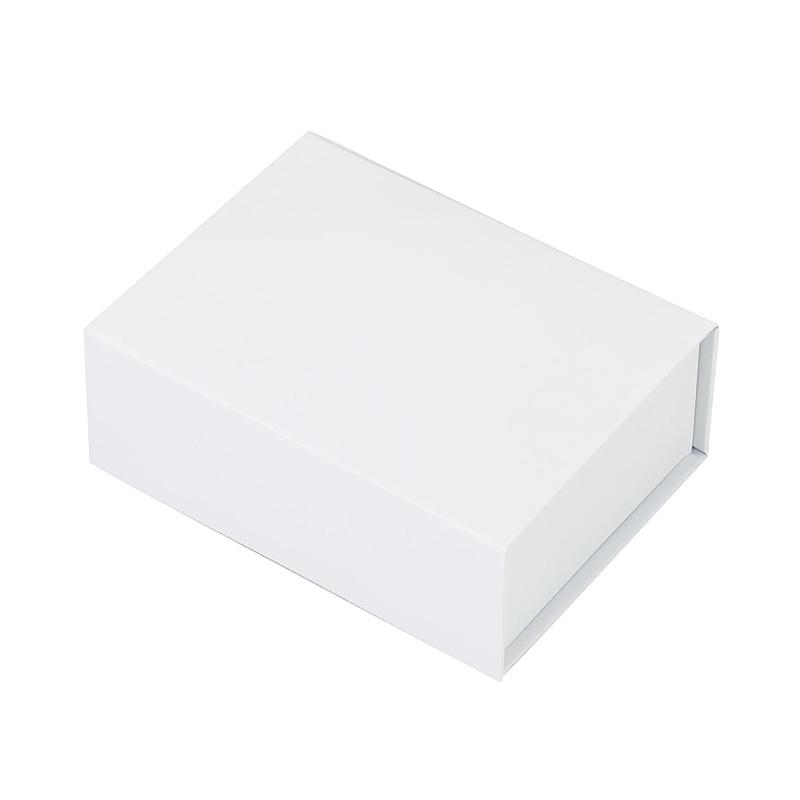 Gift Box - Rectangle Slim, 12 Macaron, Magnetic Closure, Matt White - Sample