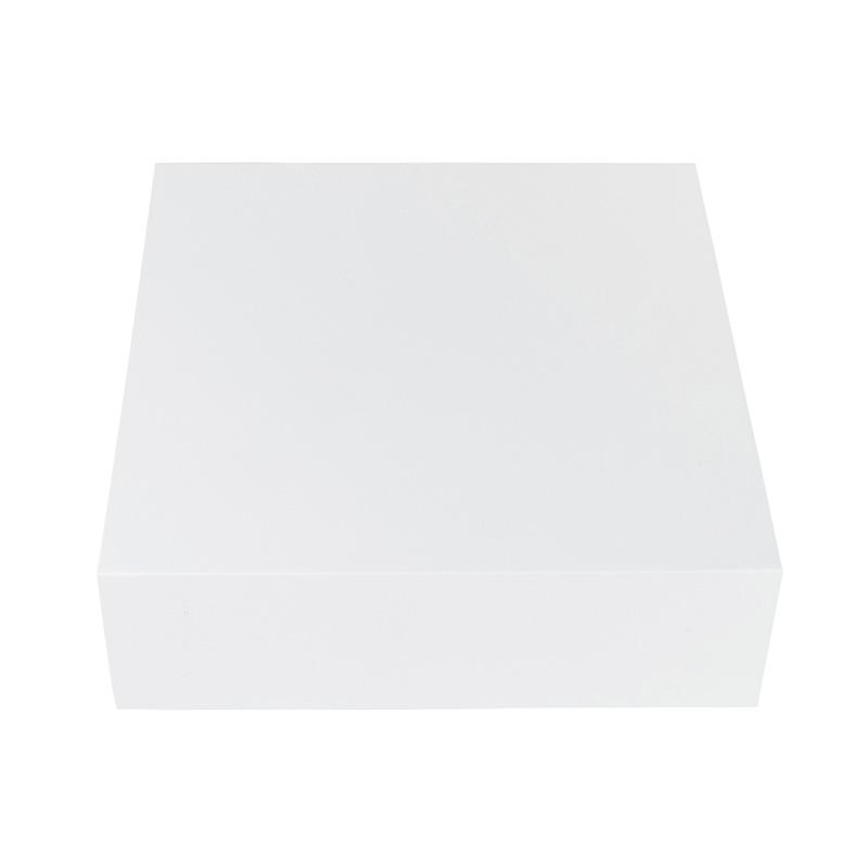 Gift Box Square Slim - Magnetic Closure Small, Matt White - Sample