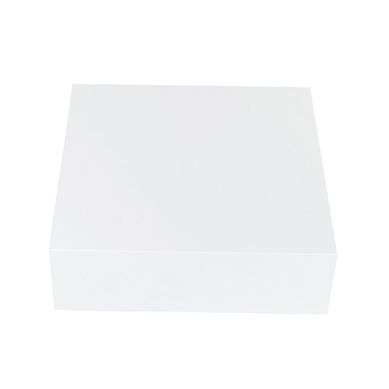 Gift Box Square Slim - Magnetic Closure Medium, Matt White