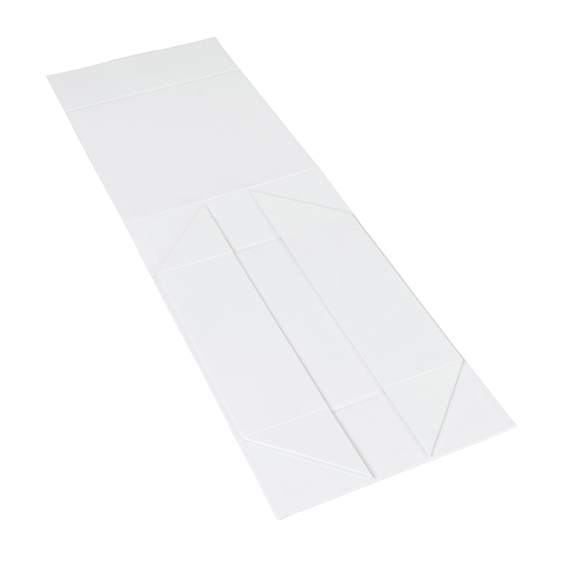 Hamper Box - Square, Magnetic Closure Small, Matt White