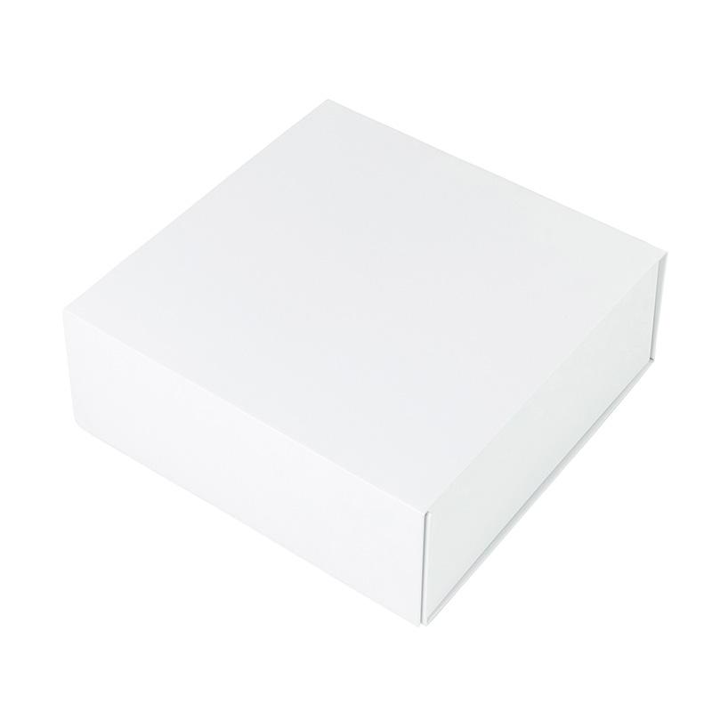 Hamper Box - Square, Magnetic Closure Small, Matt White - Sample