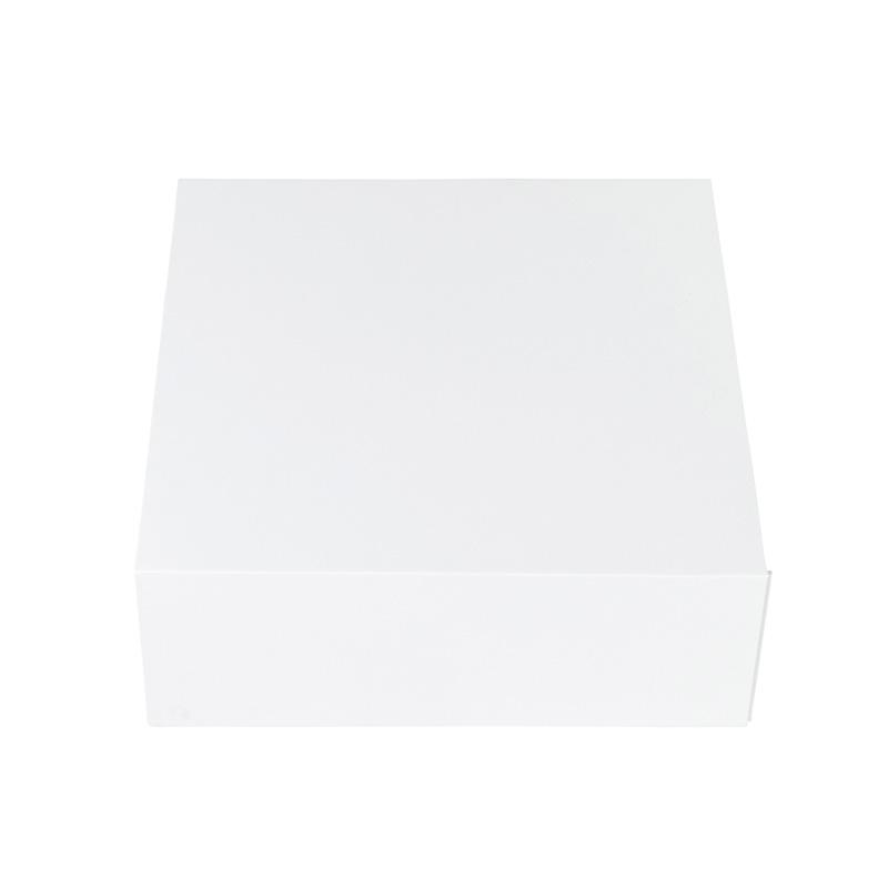 Hamper Box - Square, Magnetic Closure Small, Matt White - Sample