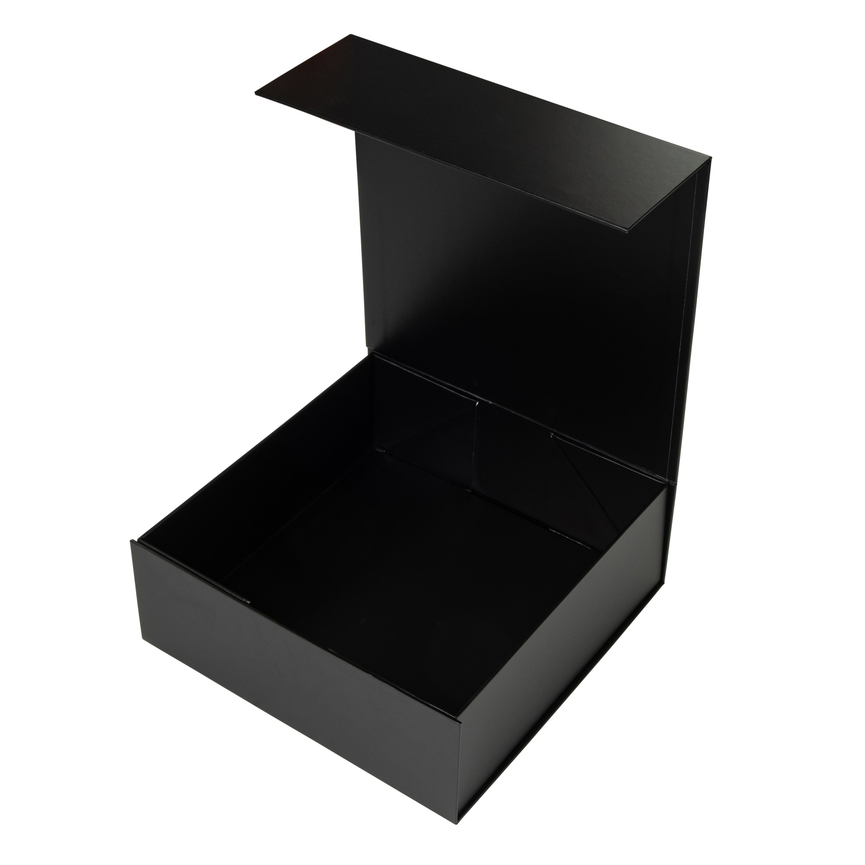 Small Box Hamper Wholesale Hamper Box | Square Hamper Box, Small, Matt Black | Boxfox