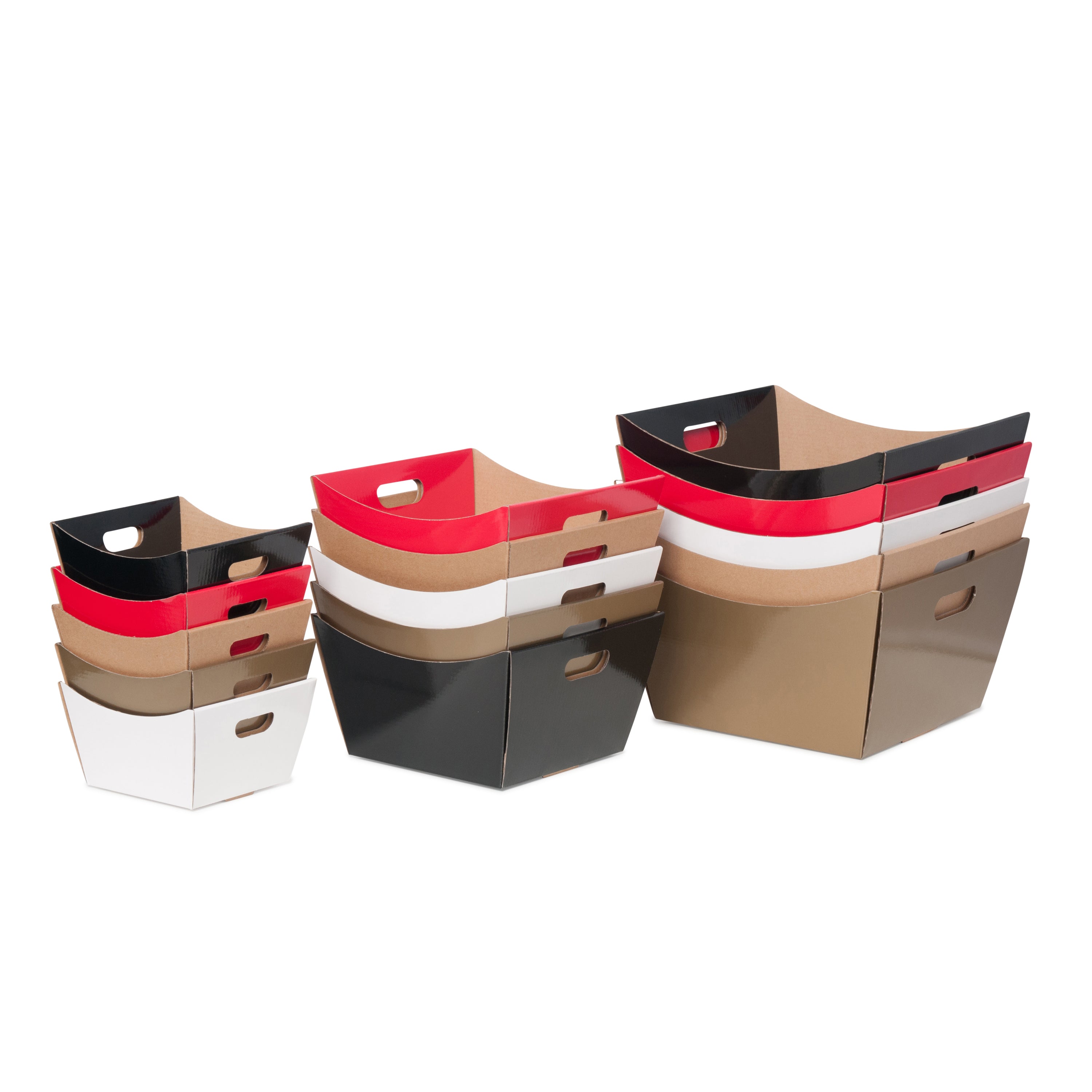 Large Deluxe Hamper Tray - Gloss White - Sample