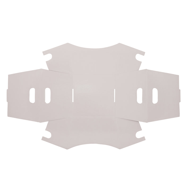 Medium Deluxe Hamper Tray - Gloss White