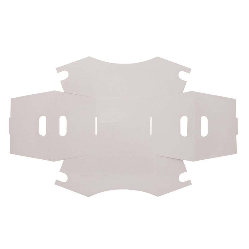Large Deluxe Hamper Tray - Gloss White - Sample