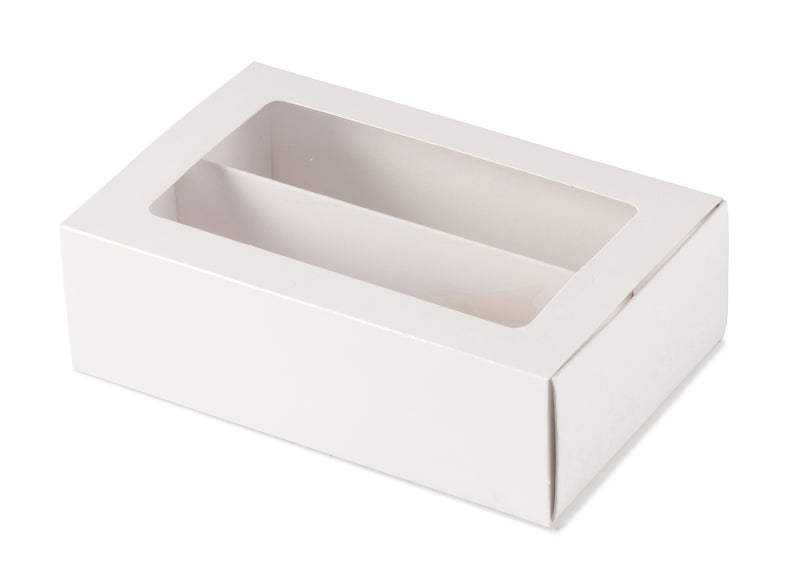 Dozen Macaron Box - Gloss White