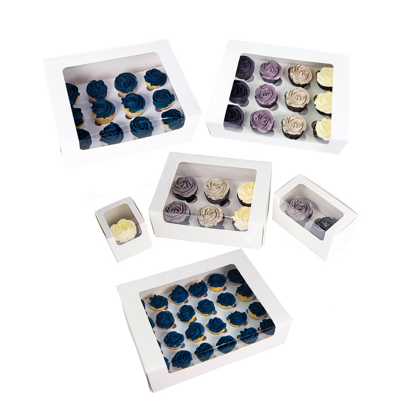 12 Mini Cupcake Box L’Artisan - Gloss White - Sample
