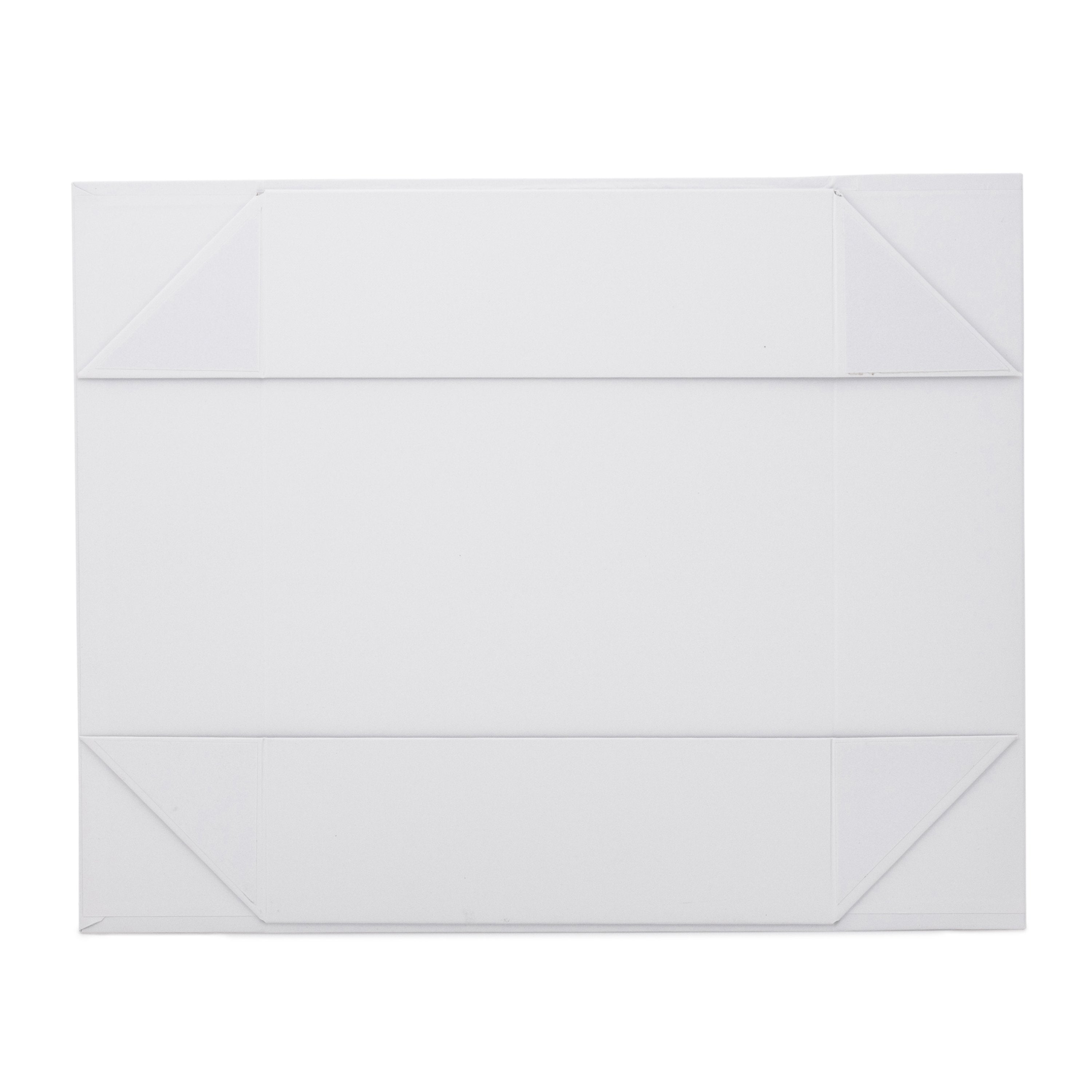 Hamilton Case Box 2 - Matt White Emboss Magnetic Closure