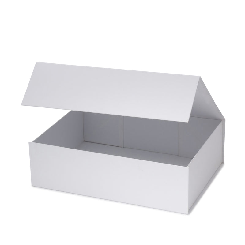 Hamilton Case Box 1 - Matt White Emboss Magnetic Closure - Sample