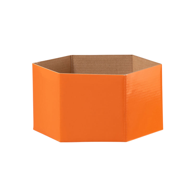 Hexagonal Flower Box - Orange