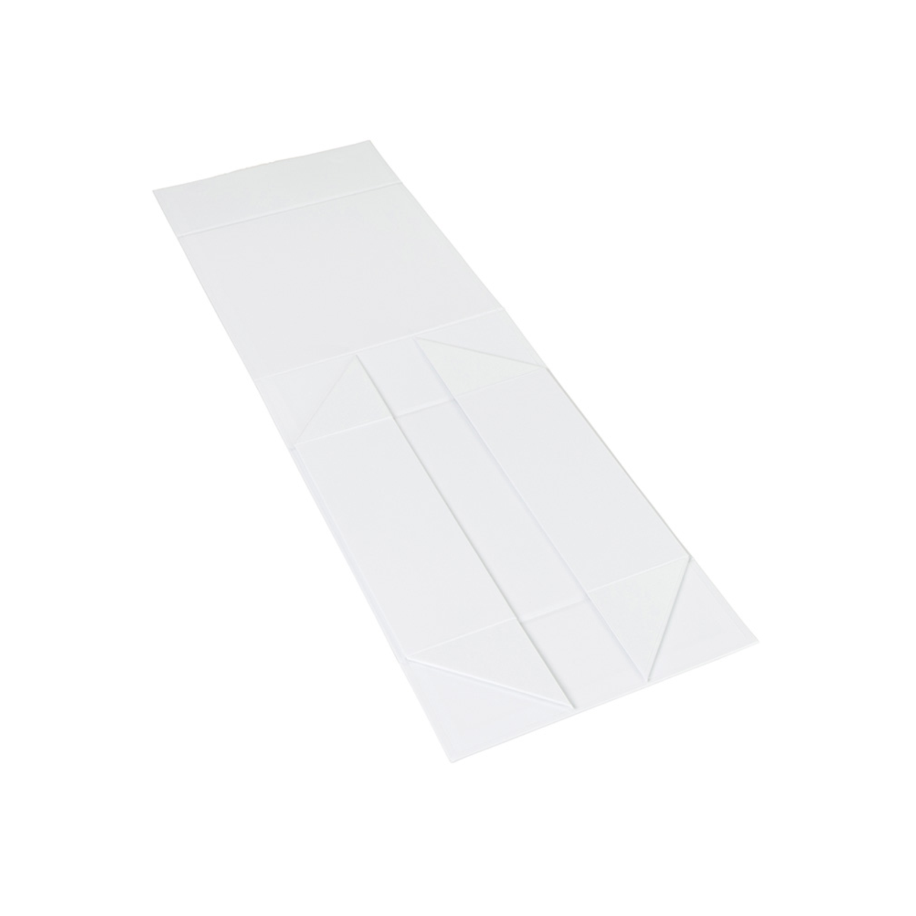 Hamper Box - Rectangle, Magnetic Closure Large, Matt White - Sample