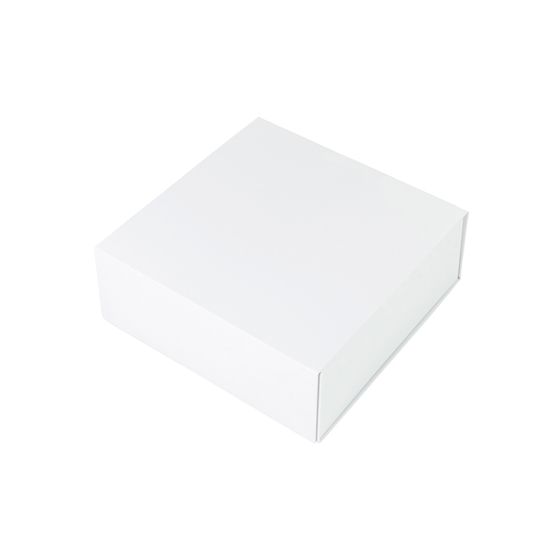 Hamper Box - Rectangle, Magnetic Closure Large, Matt White - Sample