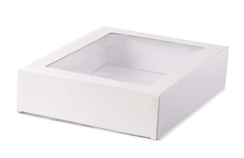 Large Gourmet Display Box - Gloss White