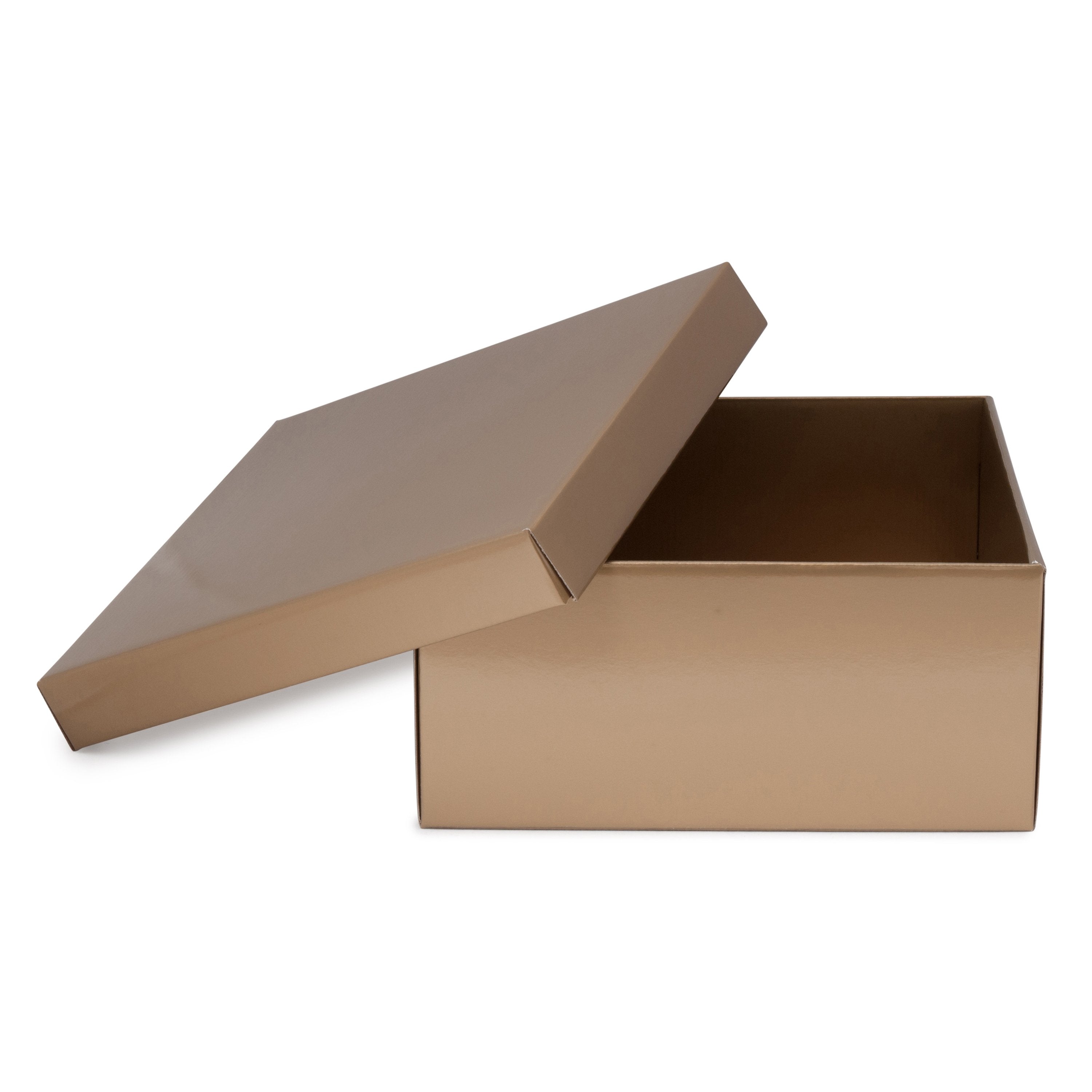 Large Hamper Box - Gloss Gold