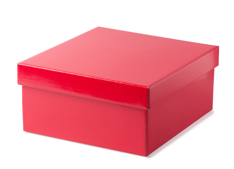 Large Hamper Box - Gloss Red
