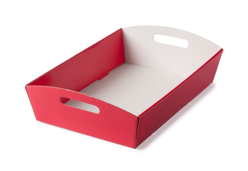 Large Hamper Tray - Gloss Red