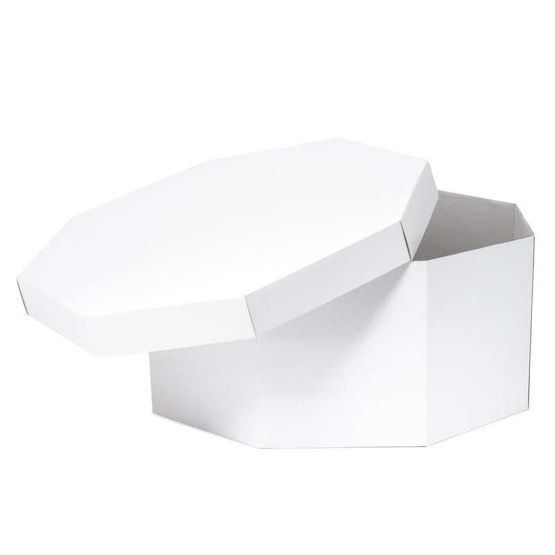 Large Hat Box - Gloss White