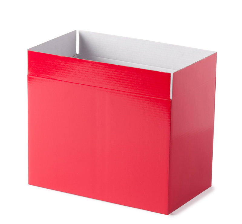 Large Rectangle Flower Box - Red