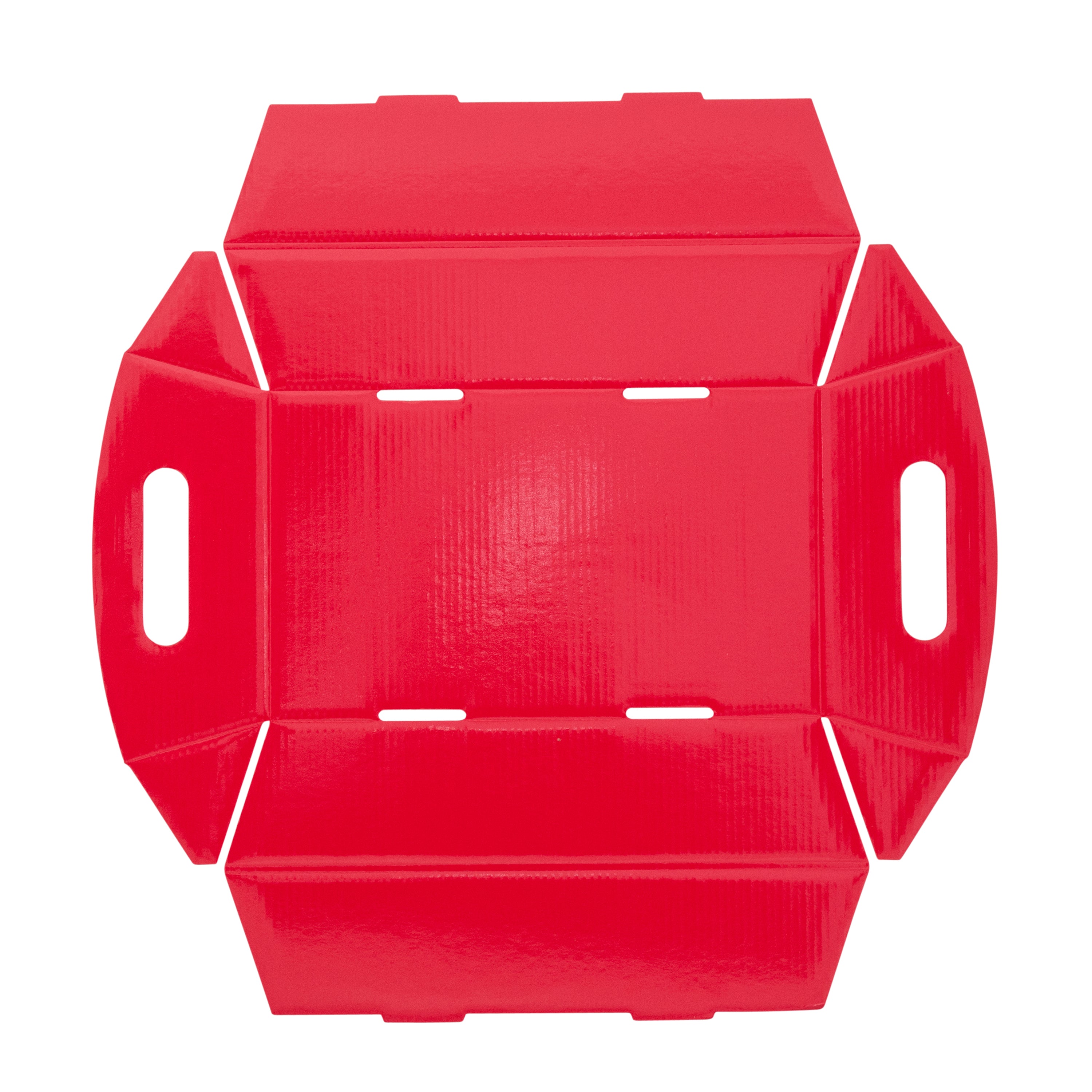 Medium Hamper Tray - Gloss Red