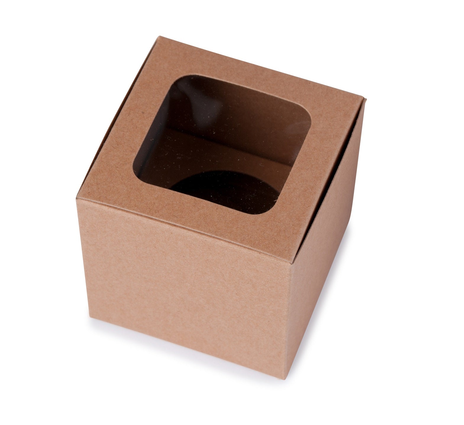 One Cupcake Box - Kraft