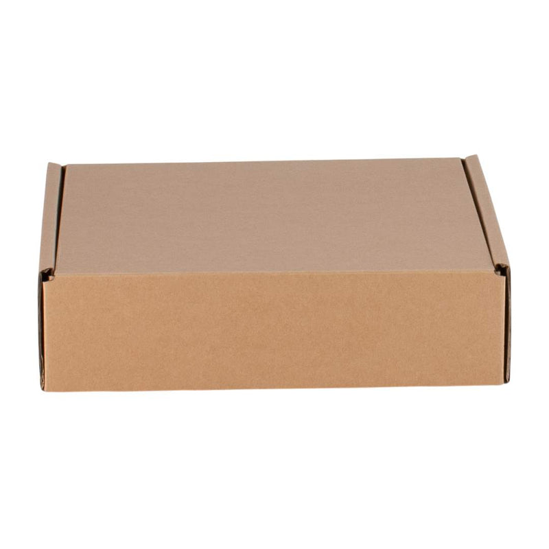 Postage Gift Box - Square, Slim, Small - Kraft