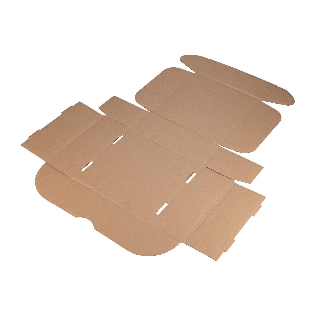 Postage Hamper Box - Square, Deep, Small - Kraft - Sample
