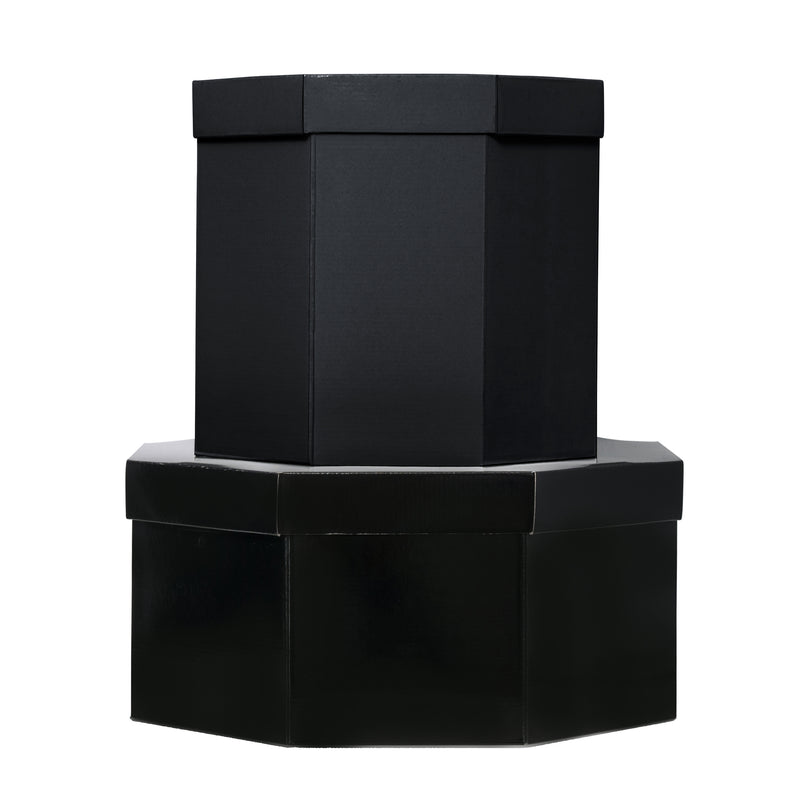 Large Hat Box - Gloss Black
