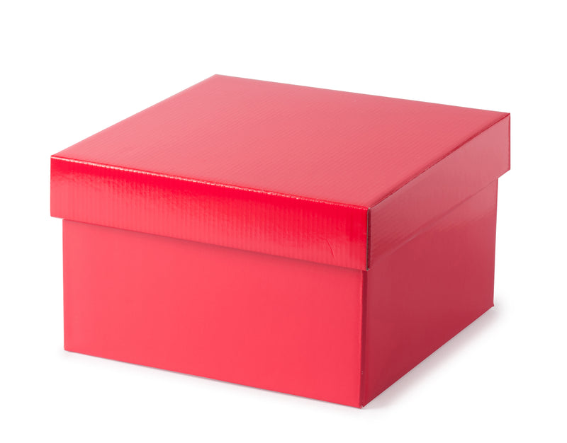 Small Hamper Box - Gloss Red