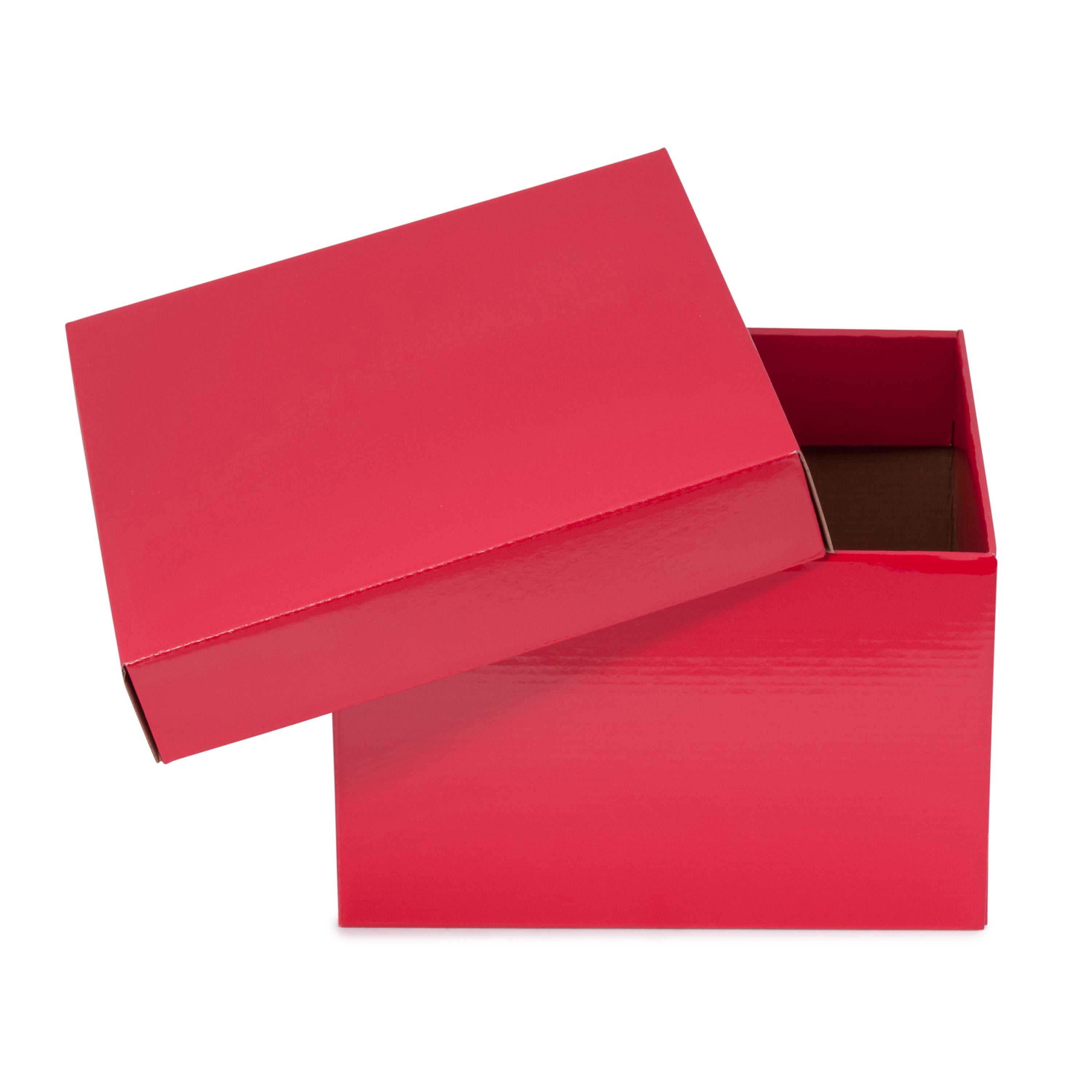 Small Hamper Box - Gloss Red