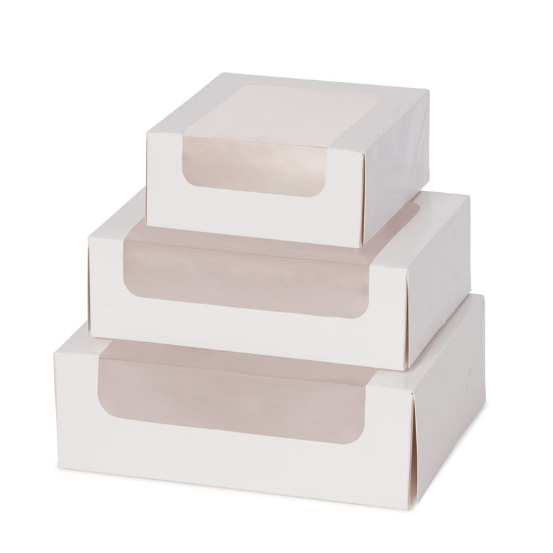 Medium Macaron Box - Gloss White